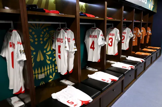 قمصان النتخب التونسي قبل مواجهة اليابان
