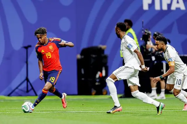 Lamine Yamal na Spain, Moteb Al Harbi na Saudiyya, Salem Al Dawsari