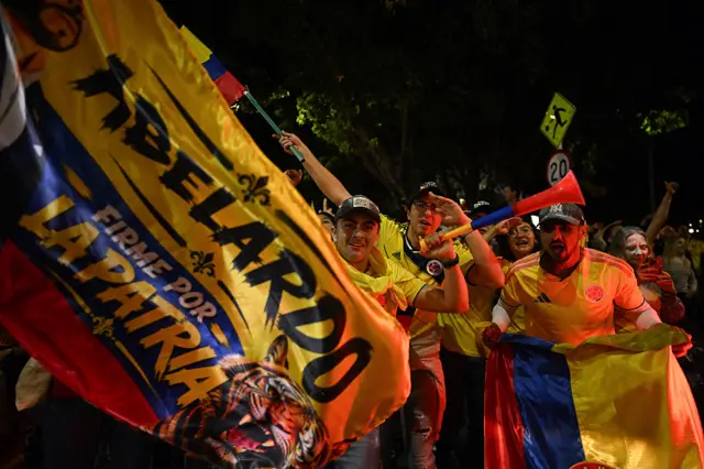 Simpatizantes de Abelardo de la Espriella celebran el triunfo