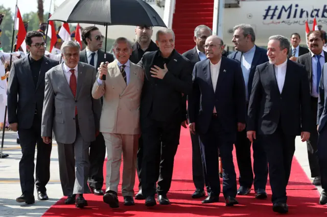 مسعود پزشکیان، رئیس‌جمهور ایران امروز به پاکستان سفر کرد