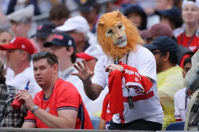 England fan at Ghana match
