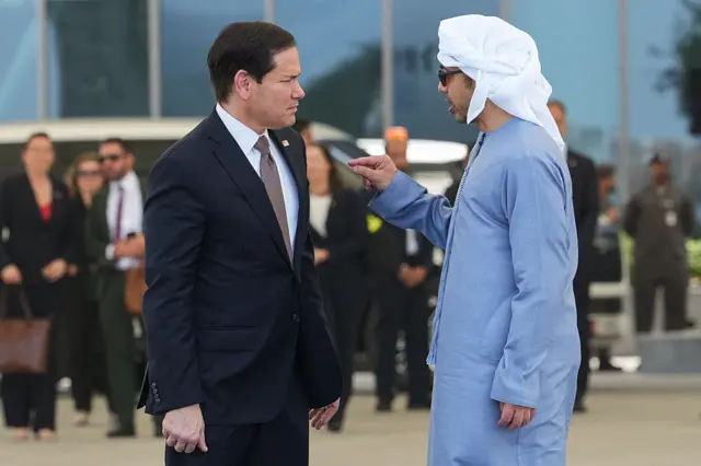 Ministira dhimma alaa US Maarkoo Ruubiyoo fi gita isaa kan UAE Sheek Abdullaahii bin Zaayid Al-Nahyaan