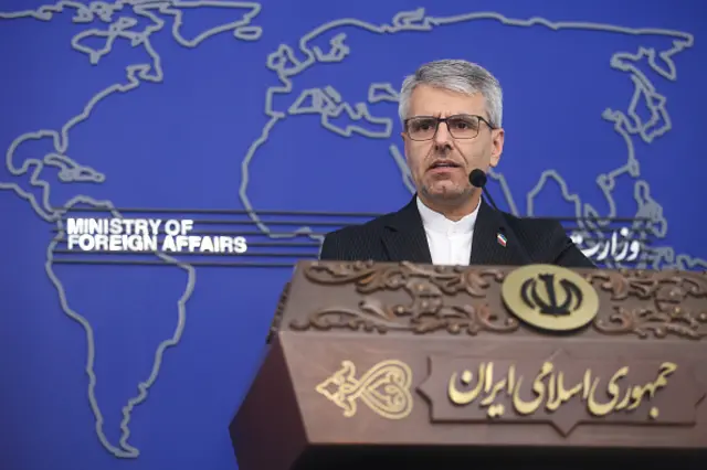 Esmail Baghaei Hamaneh, current spokesperson of Ministry of Foreign Affair