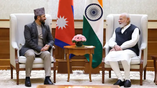 रवि लामिछाने और नरेंद्र मोदी