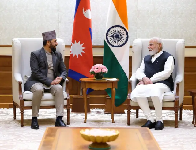 रवि लामिछाने और नरेंद्र मोदी