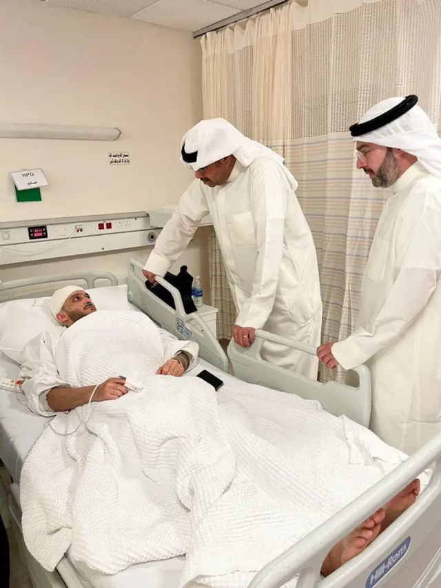 Ministirri humna Ittisaa Kuweet Sheek Abdullaa Alii Abdullaa AL-Salem Al-Saba namoota miidhaman hospitaalatti daawwataniiru.