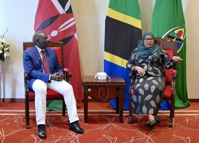 Rais wa Kenya, Ruto na Samia wa Tanzania