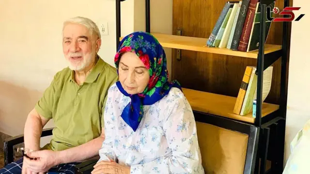 میرحسین موسوی و همسرش زهرا رهنورد