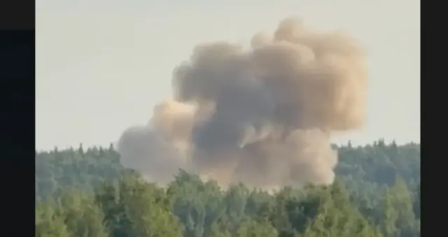 дым над лесом
