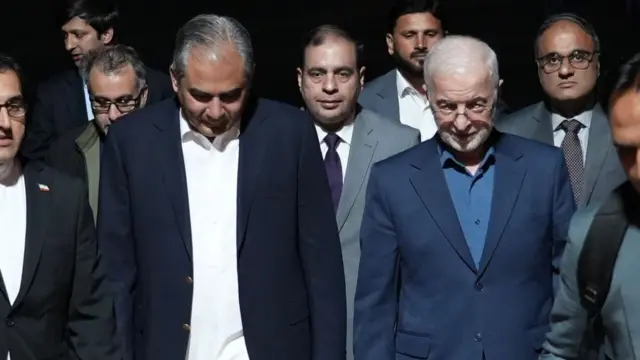پاکستانی وزیر داخلہ محسن نقوی ایران میں