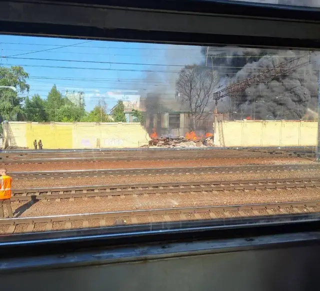 пожар в Петербурге