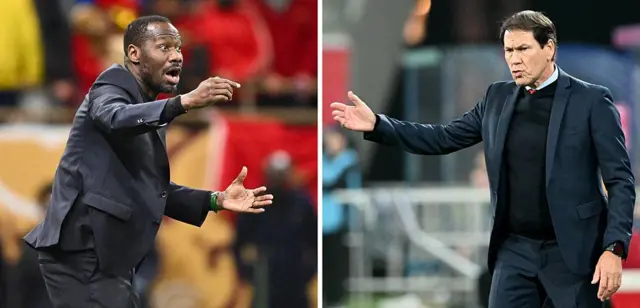 Pape Thiaw et Rudi Garcia