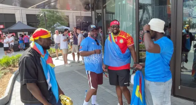 Supporters congolais