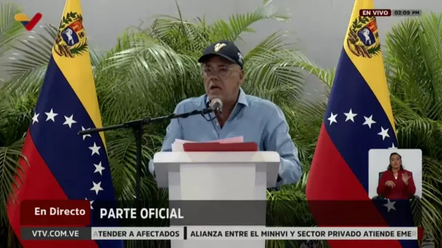 Jorge Rodríguez da el parte oficial de consecuencias del doble terremoto el miércoles 1 de julio