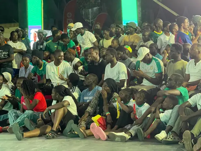 supporters sénégalais