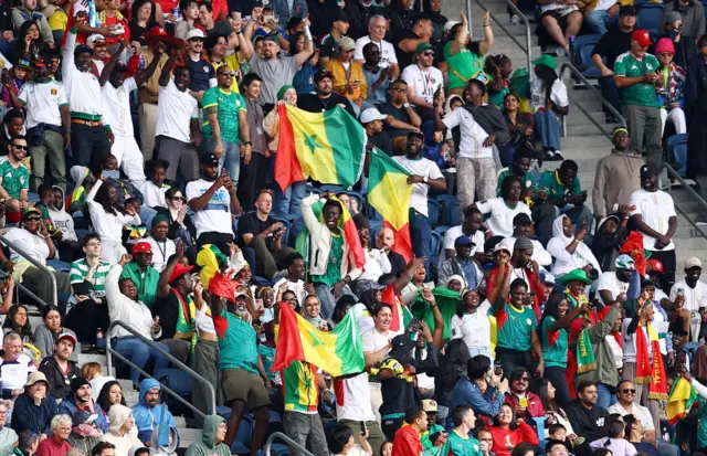 Supporters sénégalais