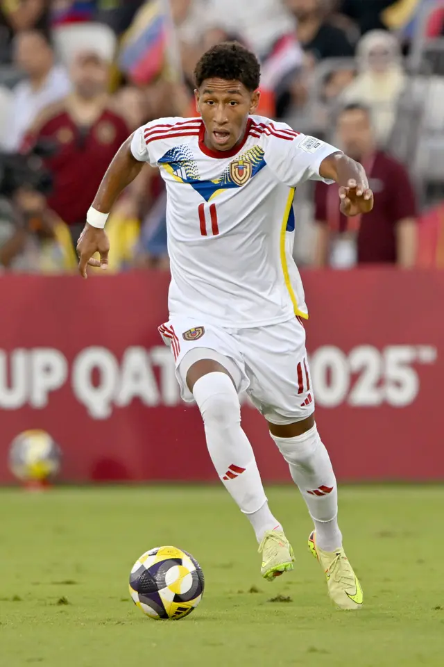 Yimvert Berroterán jugando en el Mundial sub-17 de 2025