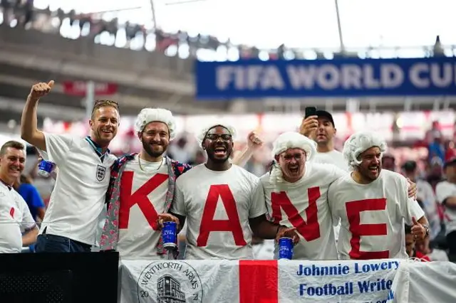 Les supporters anglais se lèvent