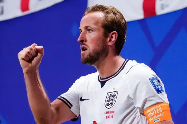 Harry Kane célèbre son but