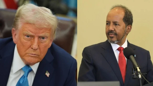 Trump iyo Xasan