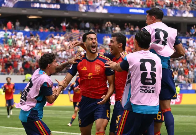 España celebra