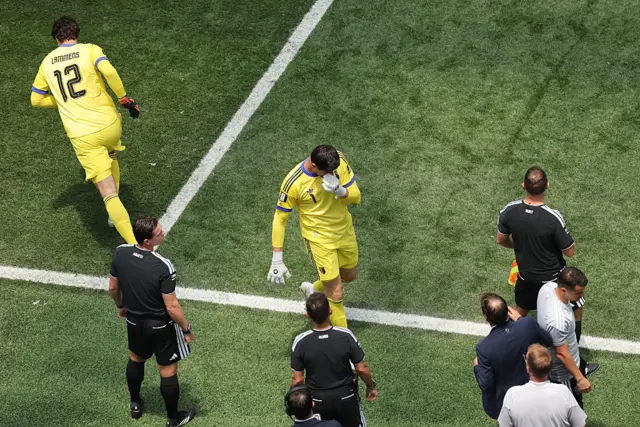 El momento de sustitución de porteros