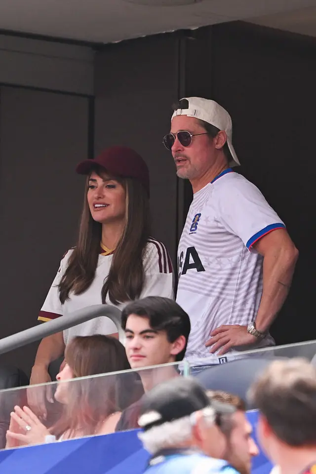 Penélope Cruz y Brad Pitt
