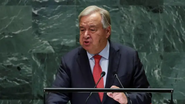 Xoghayaha Guud ee Qaramada Midoobay Antonio Guterres