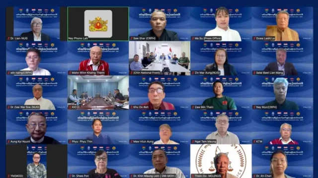 မတ် ၃၀ ရက် SCEF ဖွဲ့စည်းကြောင်း သတင်းစာရှင်းလင်းပွဲမြင်ကွင်း