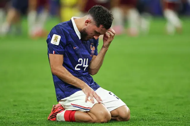 Reação da França