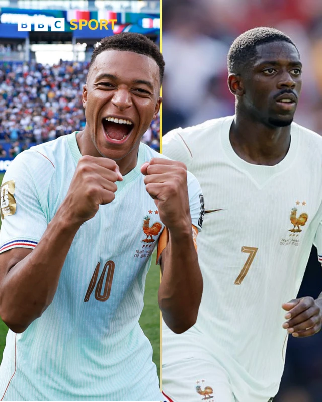 Mbappé y Dembélé