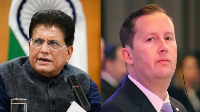 पीयूष गोयल और सर्जियो गोर