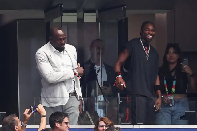 Usain Bolt y Noah Lyles
