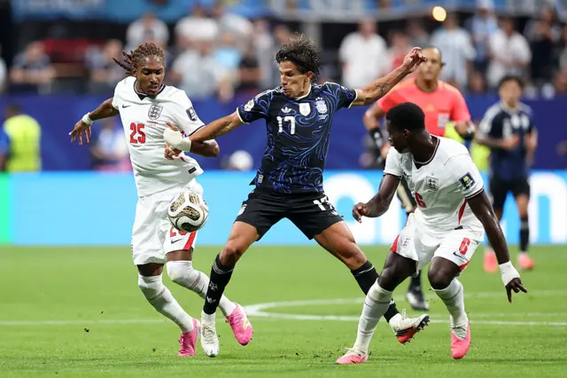 Semifinal da Copa 2026 entre Inglaterra e Argentina