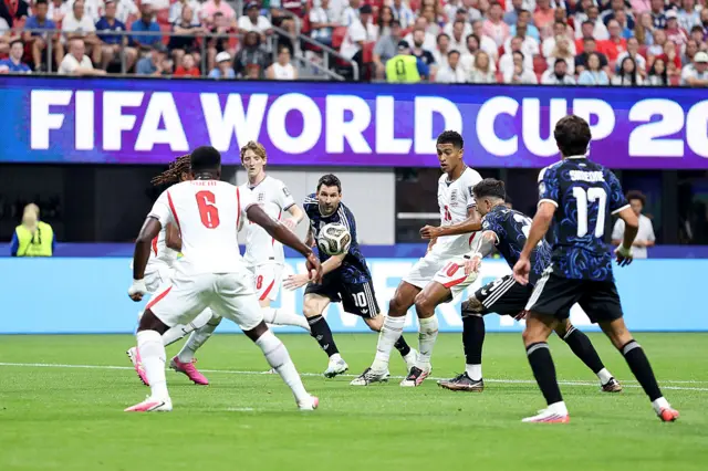 Seminfinal da Copa 2026 entre Inglaterra e Argentina