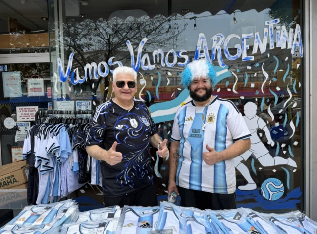 Aficionados argentinos