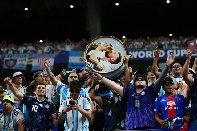Hinchas argentinos