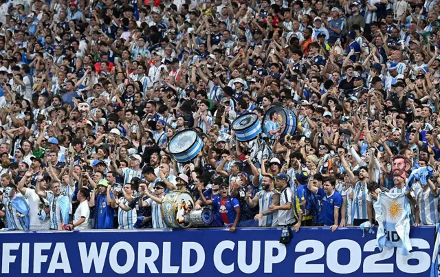 Fãs da Argentina
