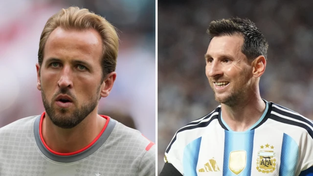 Harry Kane e Lionel Messi