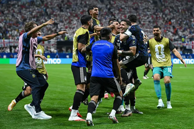 Seminfinal da Copa 2026 Argentina e Inglaterra