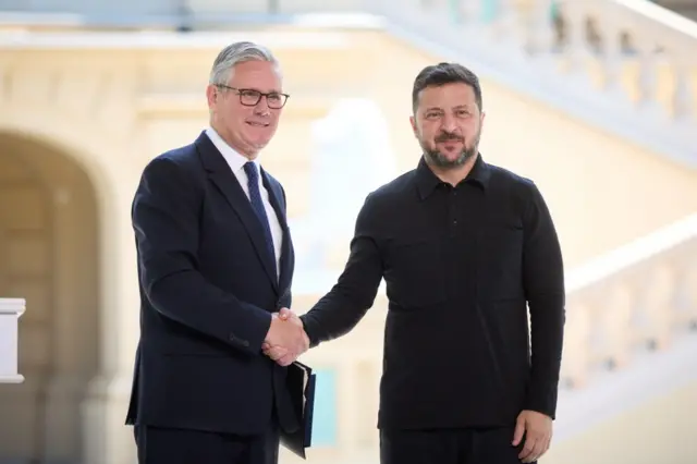Кир Стармер и Владимир Зеленский