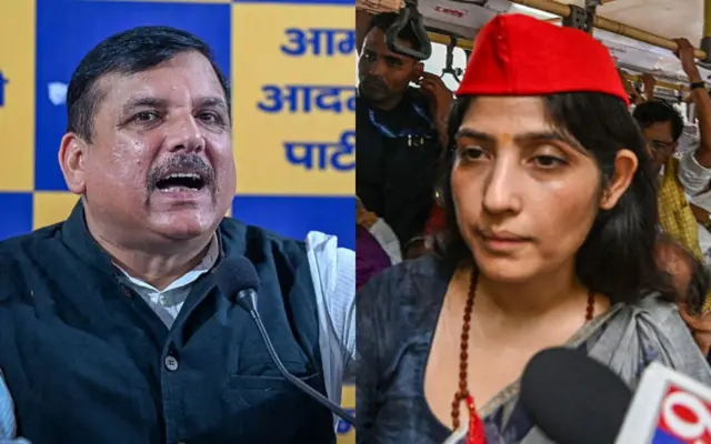 संजय सिंह और डिंपल यादव
