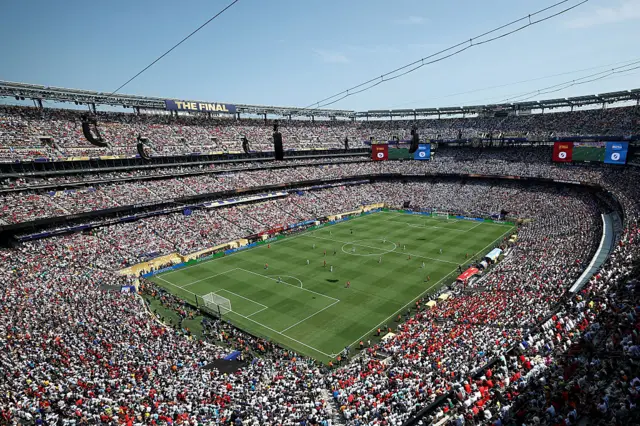 Vista del estadio