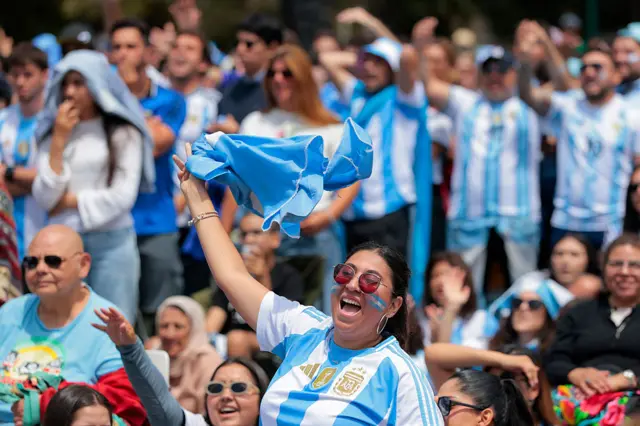 Torcedores argentinos