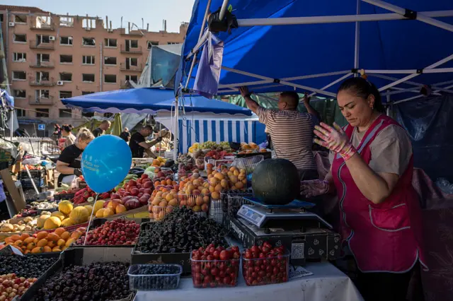 Киев после массированной атаки