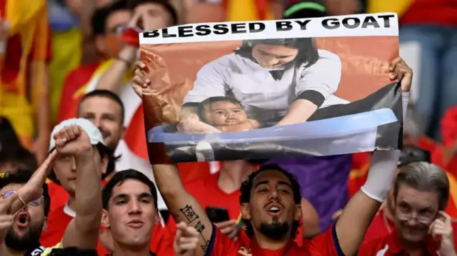 Supporters espagnols.