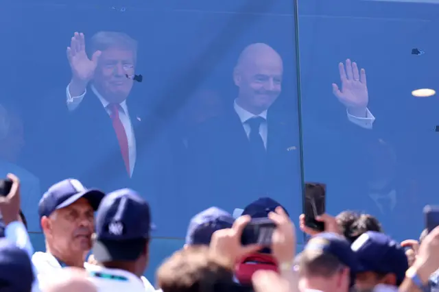 Donald Trump e o Gianni Infantino