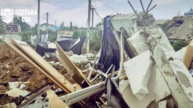 последствия атаки в Одесской области