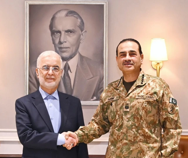 عاصم منیر، ایرانی وزیرِ داخلہ