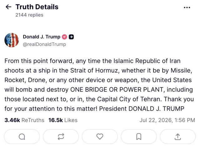 truthsocial.com/@realDonaldTrump
